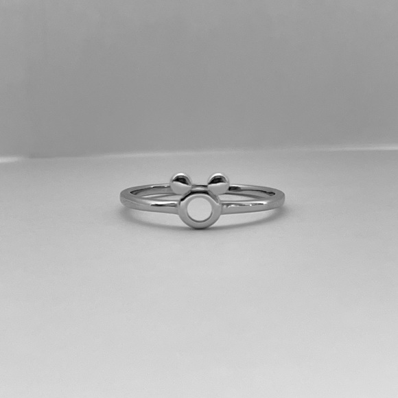 Sterling silver Mickey Mouse inspired ring, Mickey Mouse ring, Disney ring - Picture 8 of 11